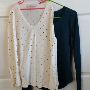 2 loft long sleeve XS